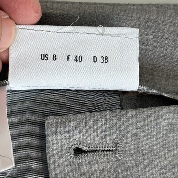 Akris Punto Lightweight Wool Grey Trouser Pants 8 - Picture 6 of 9